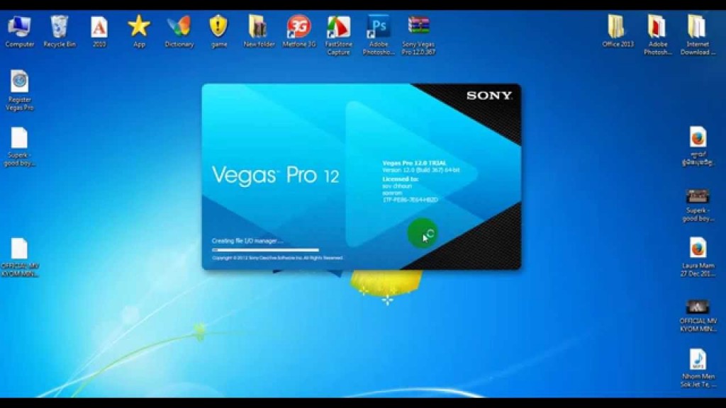 sony vegas spin effects